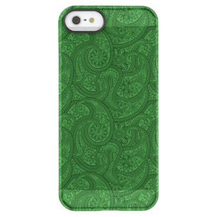 Green Paisley Permafrost iPhone SE/5/5s Case