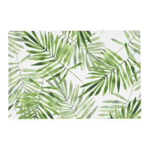 Green Palm Leaves Placemat