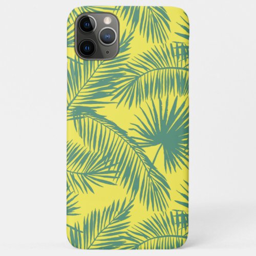 Green Palm Tree Leaves iPhone 11 Pro Max Case