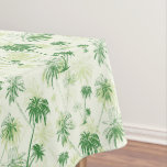 Green Palm Tree Pattern Tablecloth