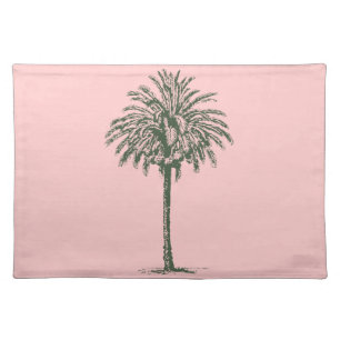 Green Palm Tree Placemat
