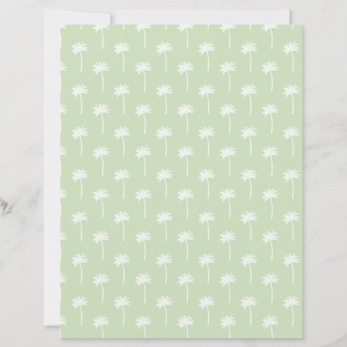 green palm tree scrapbooking paper