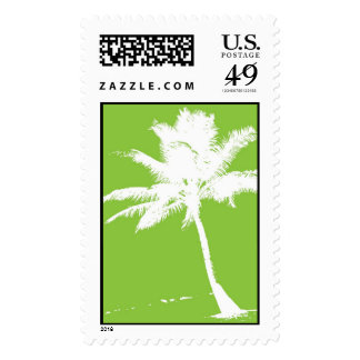 Coconut Palm Tree Custom Postage and Coconut Palm Tree Zazzle Custom Stamps