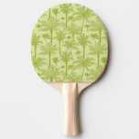Green Palm Trees Pattern Ping-Pong Paddle