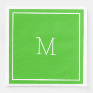 Green Paper Dinner Napkins