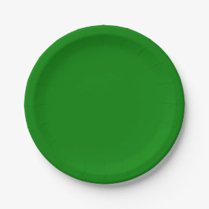 Green Paper Plates