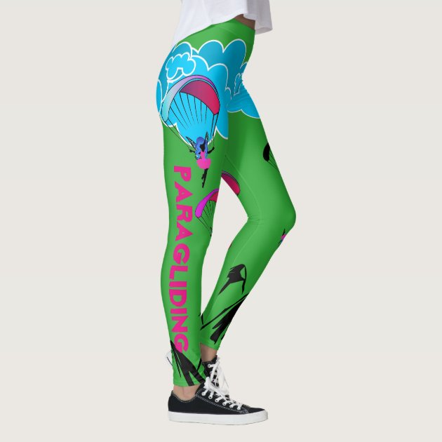 Green Paragliding Pixie Leggings 