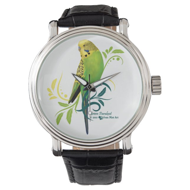 Green Parakeet Watch (Front)