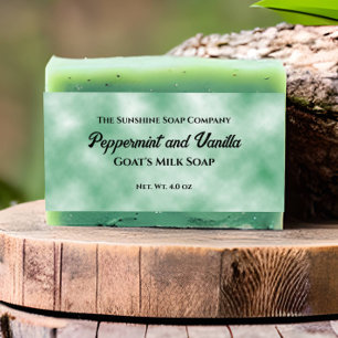 Green Parchment Paper Style Soap Belly Band