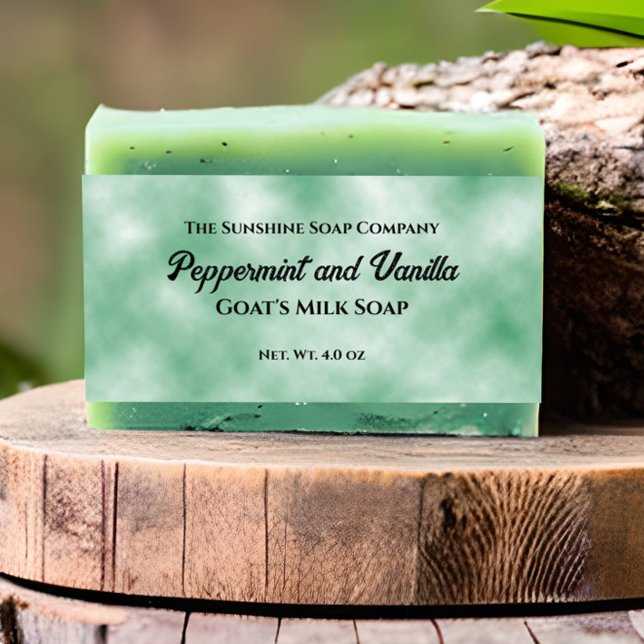 Green Parchment Paper Style Soap Belly Band (Creator Uploaded)