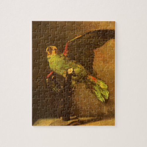 Green Parrot by Vincent van Gogh Vintage Fine Art Jigsaw Puzzle