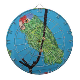 green parrot dartboard