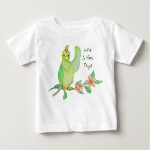 Green Parrot, Have A Nice Day T-Shirt