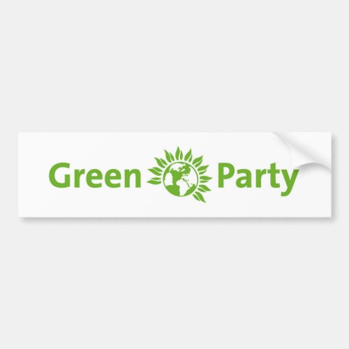 Green Party Bumper Sticker