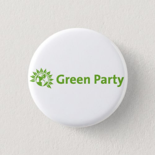 Green Party Logo Pinback Button
