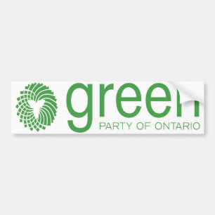 Green Party of Ontario Logo Bumper Sticker