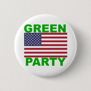 Green Party USA Pinback Button