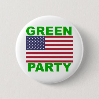 Green Party USA Pinback Button