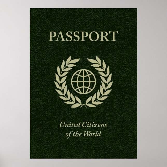 green passport poster (Front)