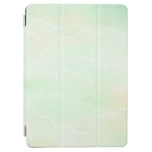 Green Pastel Clouds  iPad Air Cover