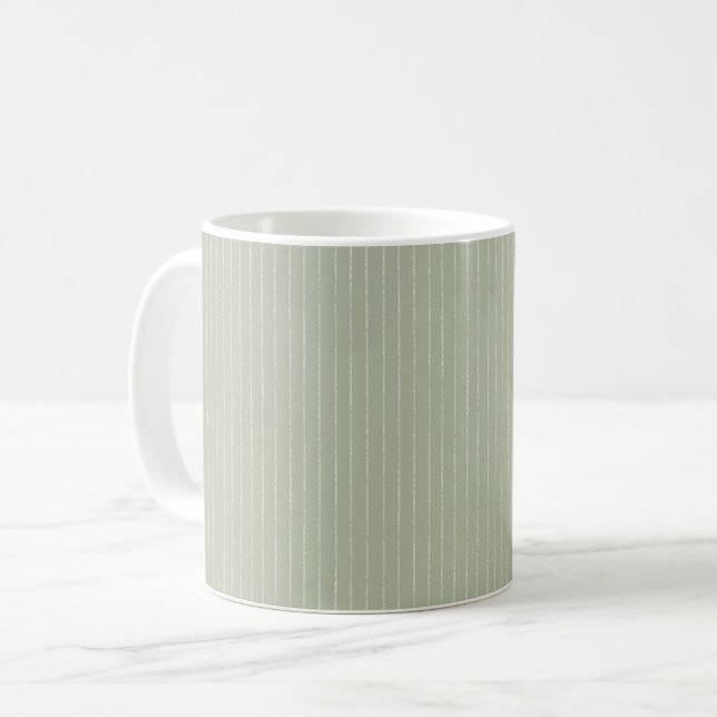 Green pastel.  coffee mug (Front Left)