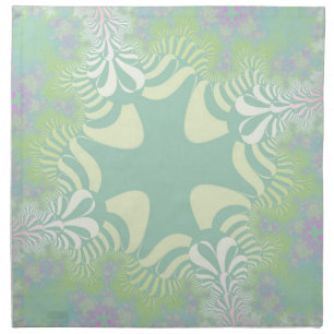 Green Pastel Cross Cloth Napkin
