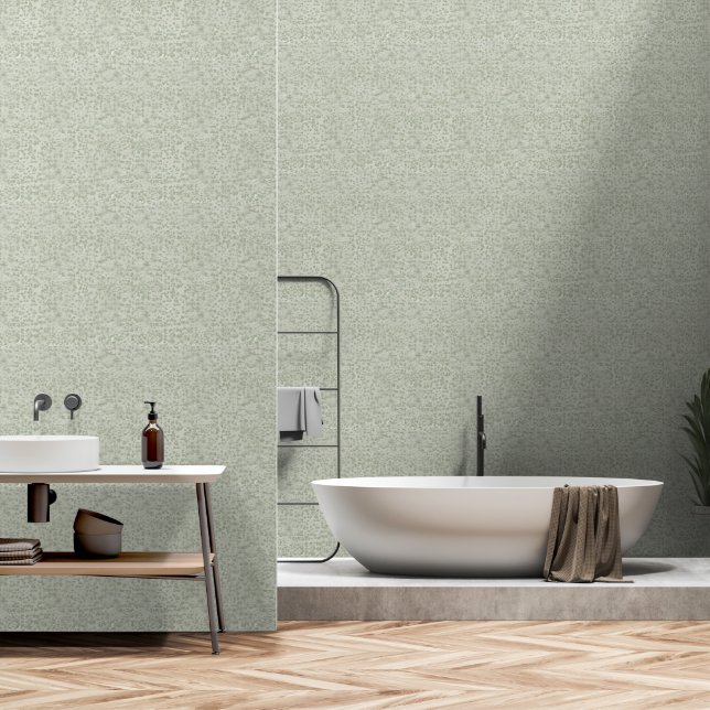 Green pastel design wallpaper  (Bathroom)