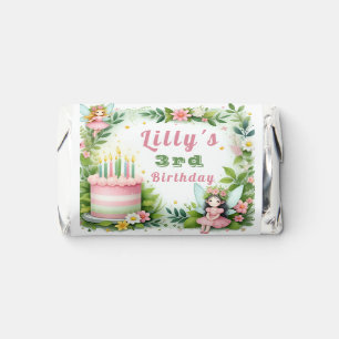Green Pastel Fairy Birthday - Hershey's Miniatures