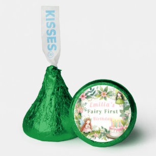 Green Pastel Fairy First Birthday - Hershey®'s Kisses®