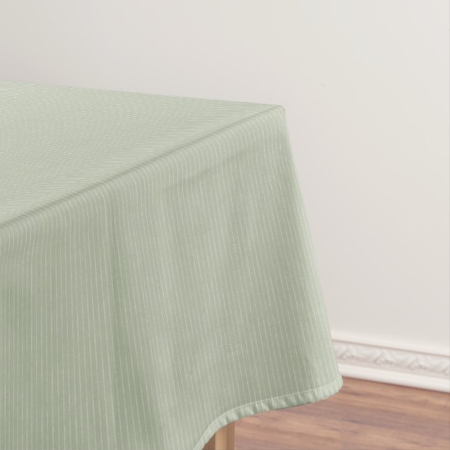 Green pastel. tablecloth (In Situ)