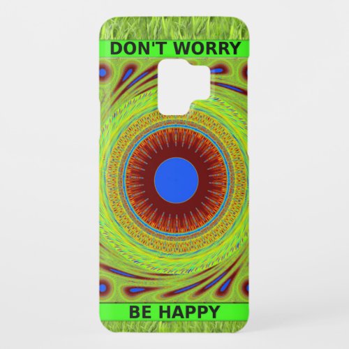 Green Pasture Have a Nice Day Dont Worry Be Happy Case_Mate Samsung Galaxy S9 Case