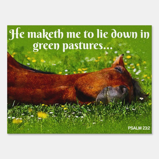 Green Pastures Sign (Front)