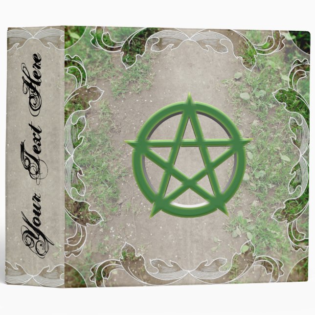 Green Path Book of Shadows Binder (Front/Spine)