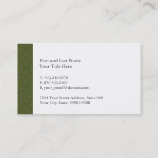 Green Pattern Business Card