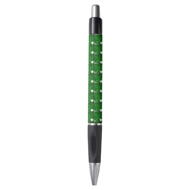 Green Pattern Pen (Front Vertical)