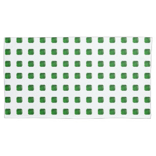Green Pattern Pillow Case
