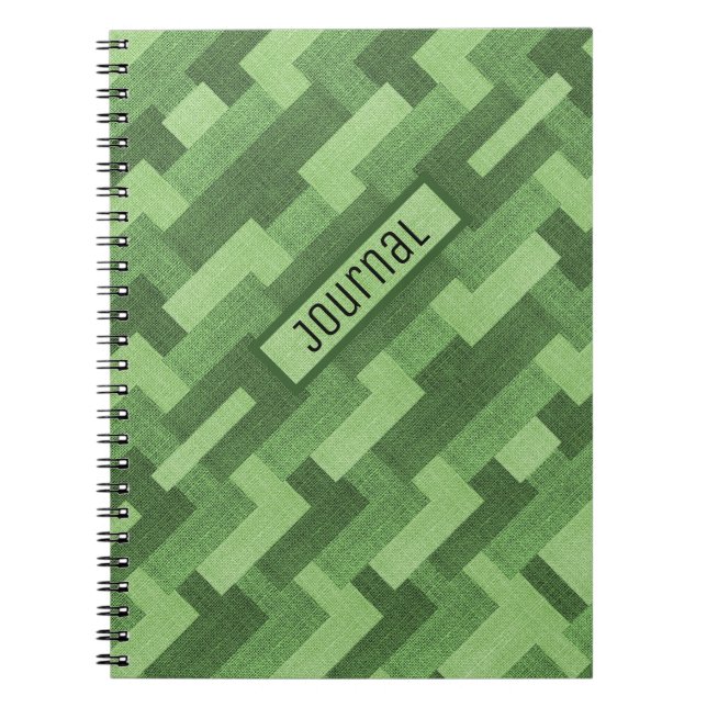 Green Pattern Prayer Journal (Front)