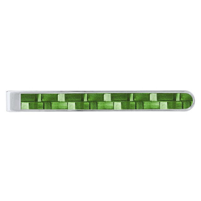 Green Pattern Tie Bar (Front)