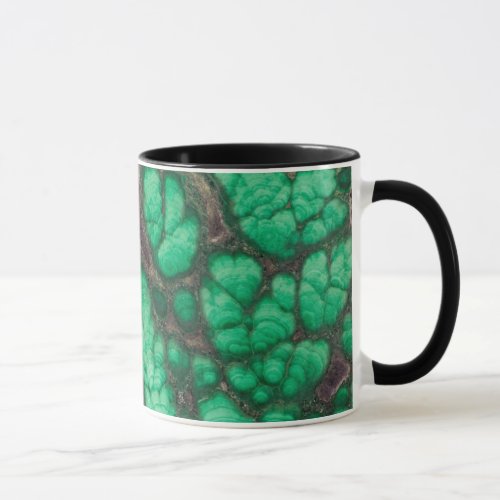 Green Patterned Malachite Mug