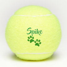 Green Paw Print Personalized Pet or Dog Name Toy