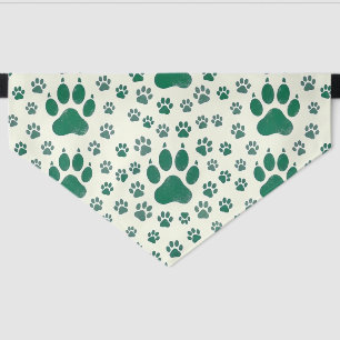 Green Paws Dog Bandana Pet Bandana Collar