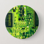 Green Pcb Board, Electronic Parts Printed Circuit Button at Zazzle