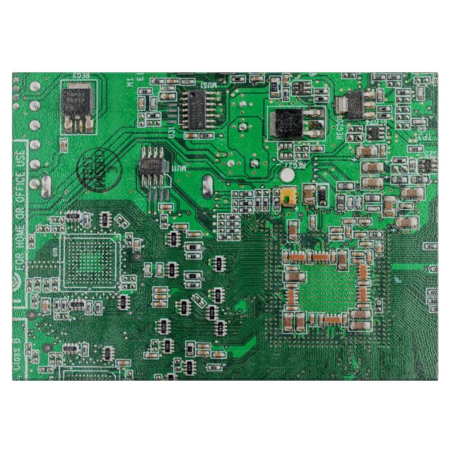 Green PCB Circuit Board Design for IT Pros (Front)