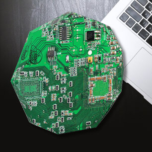 Green PCB Circuit Board Design for IT Pros Acrylic Award