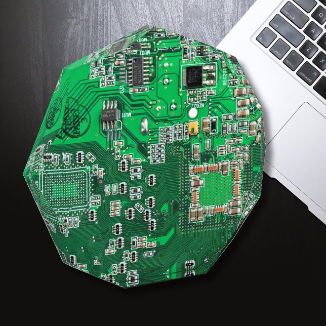 Green PCB Circuit Board Design for IT Pros Acrylic Award (Creator Uploaded)