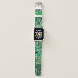 Green PCB Circuit Board Design for IT Pros Apple Watch Band