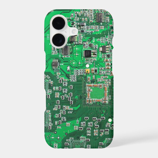Green PCB Circuit Board Design for IT Pros Case-Mate iPhone Case (Back)