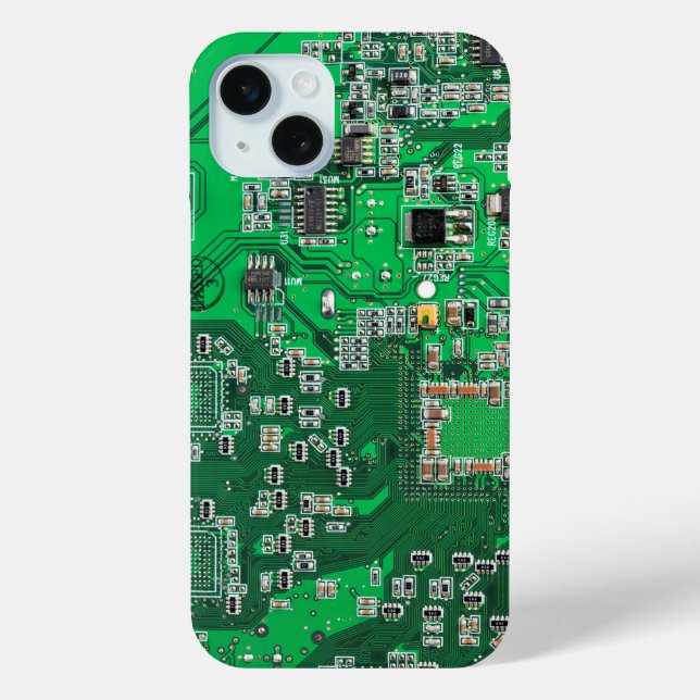 Green PCB Circuit Board Design for IT Pros Case-Mate iPhone Case (Back)