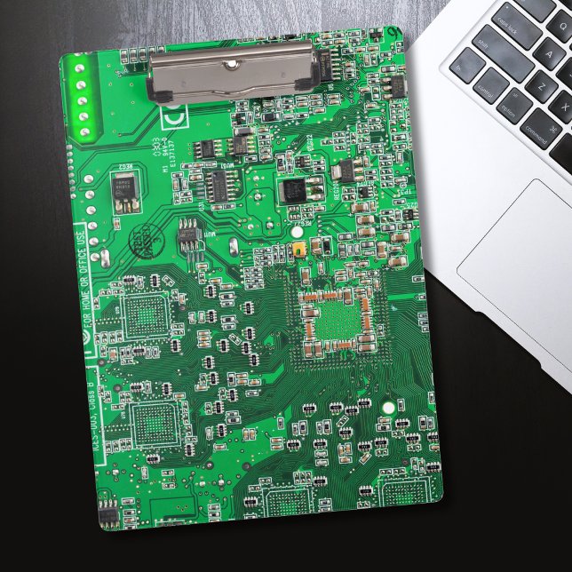 Green PCB Circuit Board Design for IT Pros Clipboard (Creator Uploaded)