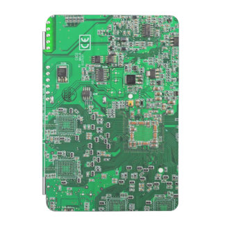 Green PCB Circuit Board Design for IT Pros iPad Mini Cover